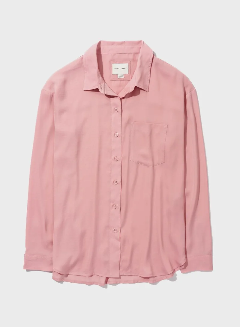 American Eagle Button Down Oversized Shirt