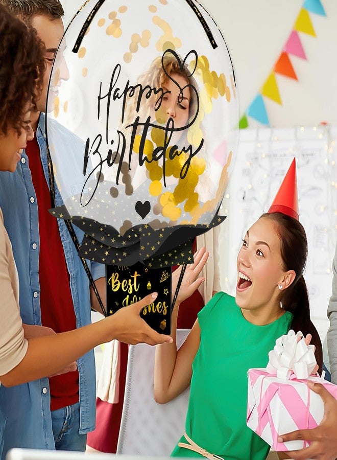 صندوق نقود عيد ميلاد مطور من UQM، صندوق هدايا نقود مرح مع بالون، مجموعة مفاجآت عيد ميلاد سعيد، هدايا عيد ميلاد للنساء والرجال وأفضل الأصدقاء والزوجات والأخوات - Image 4