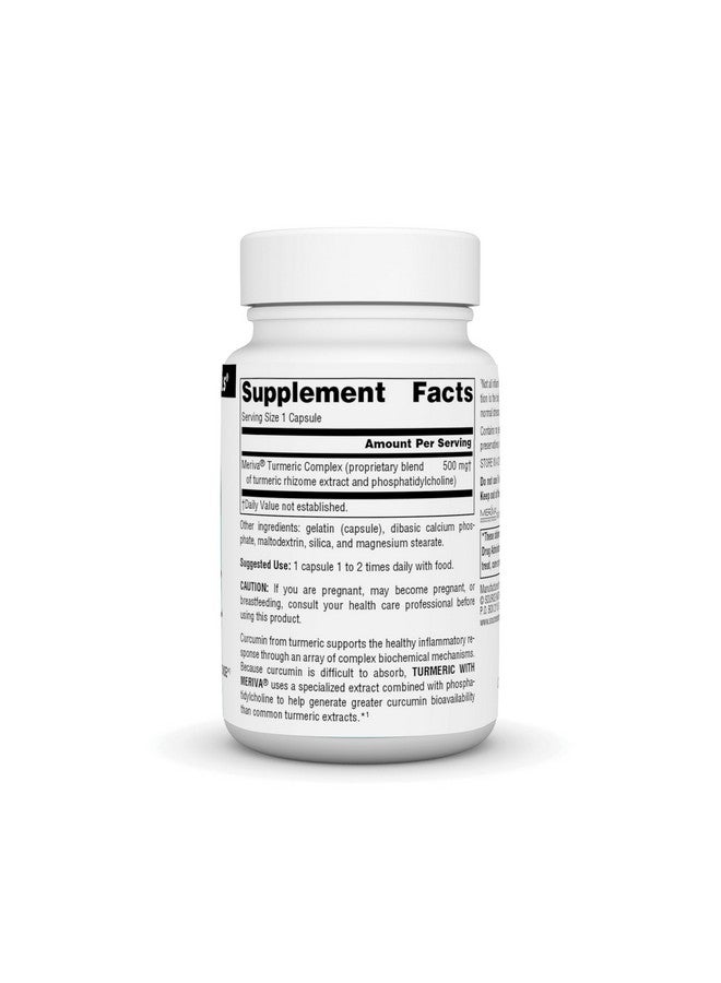 Source Naturals Turmeric with Meriva - 500mg, 30 Capsules - Image 2