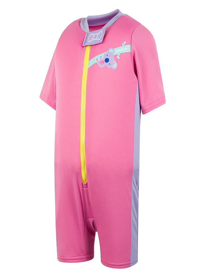 speedo Kids' Printed Float Suit (Baby and Toddler) Pink - Image 1
