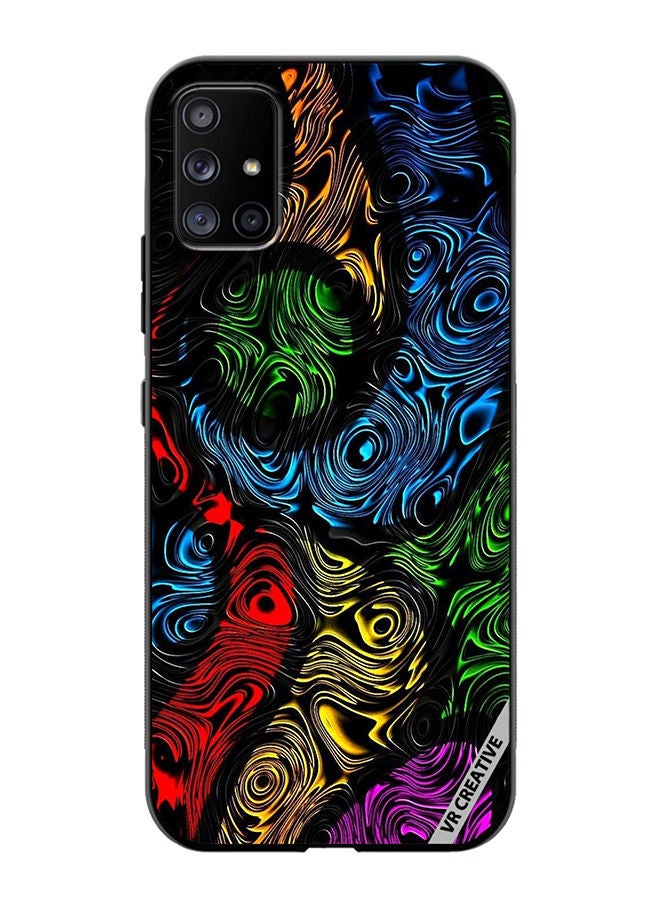 VR CREATIVE Protective Case Cover For Samsung Galaxy A51 5G Design Multicolour - Image 1