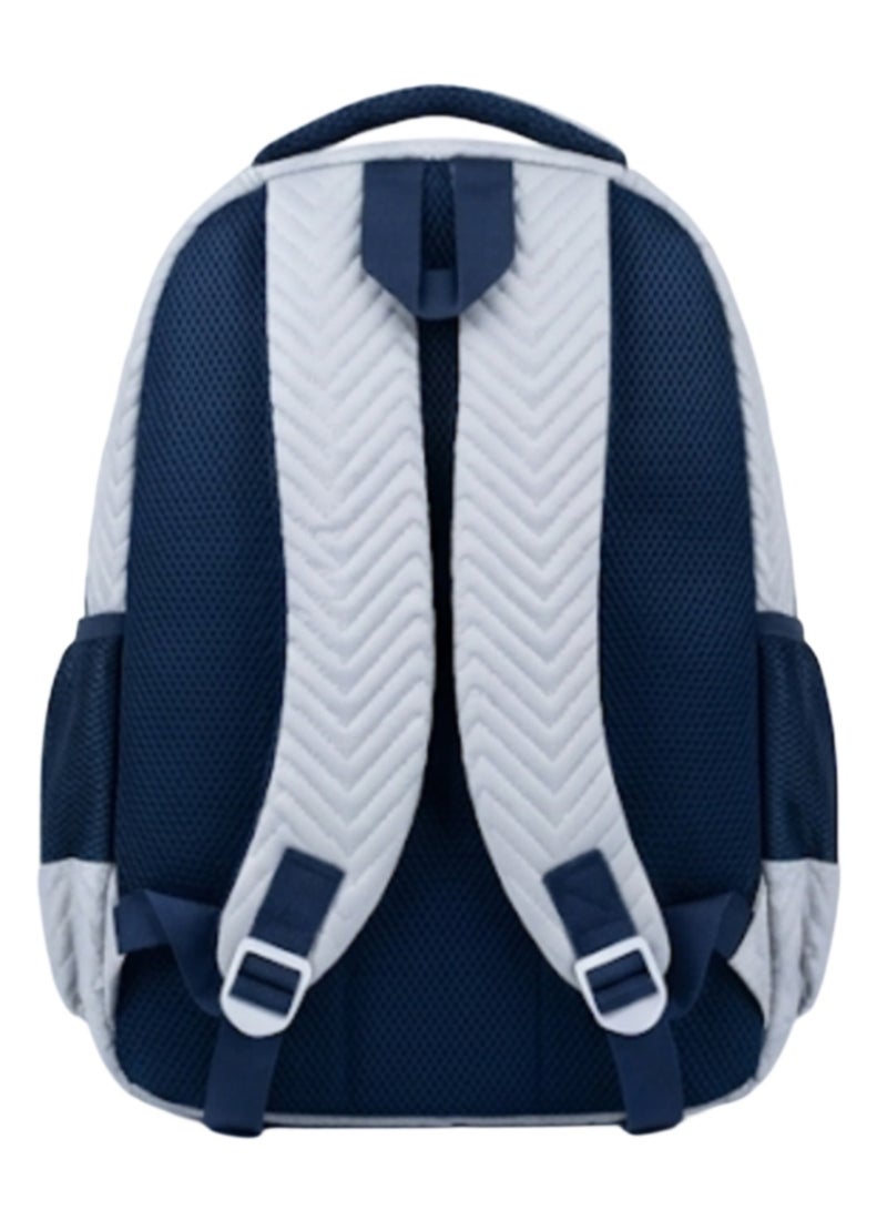 Large trendy school baded multizips bag backpack - Image 3