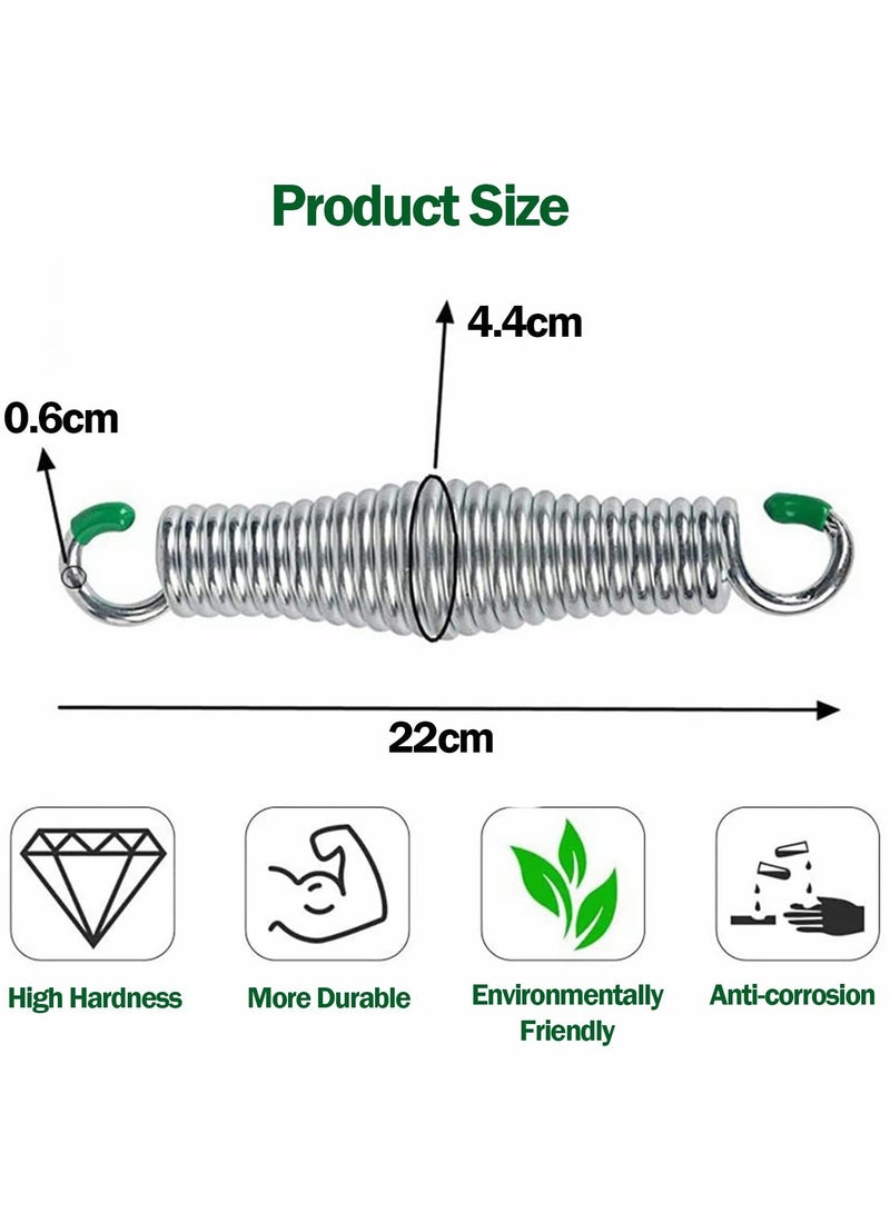 واي آند دي Hammock Spring,Premium Porch Swing Springs Hold up to 600kg Heavy-Duty Chrome Hanging Chair Spring - Image 5
