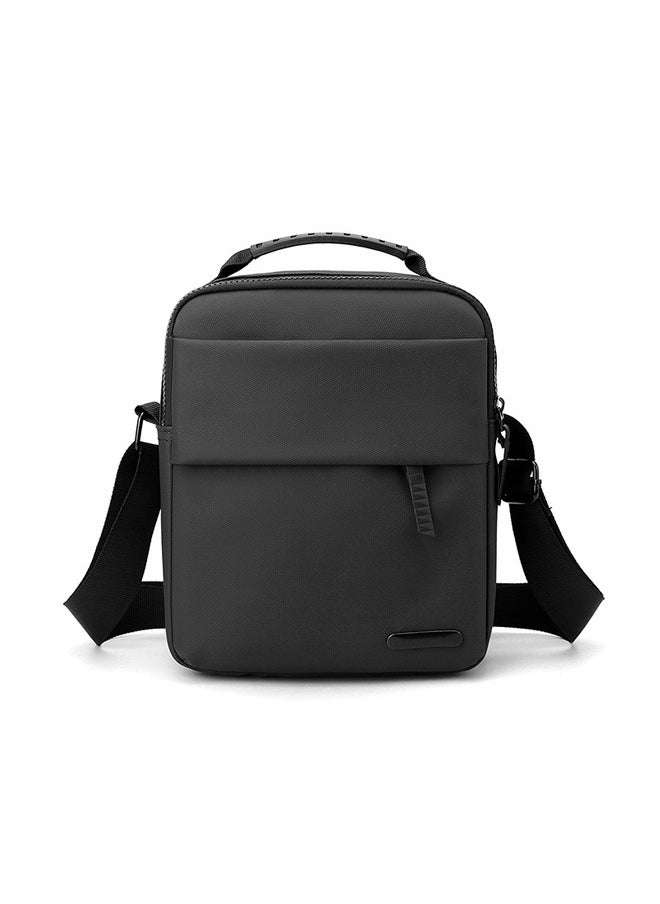 AVHUGOO New Men's Nylon Crossbody Bag Handbag Shoulder Bag Waterproof Casual Simple Bag Black  - Image 1