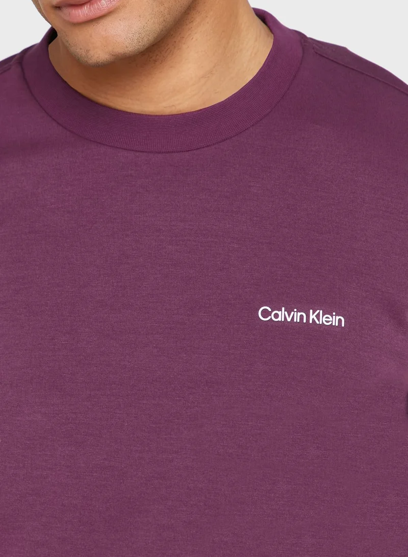 CALVIN KLEIN Logo Crew Neck Sweatshirt