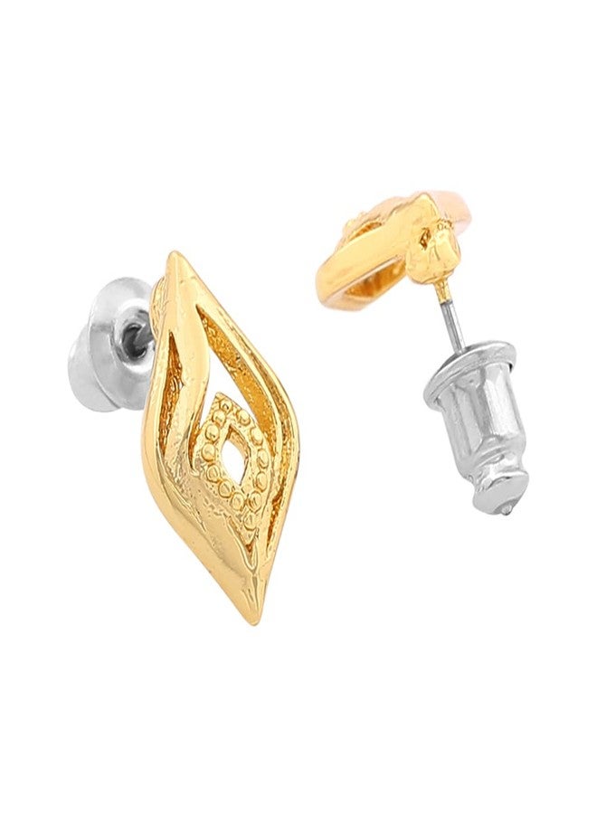 Estele 24kt Gold Plated Elegant Style Pendant and Matching Earring for Women with Austrian Crystals, Adjustable (8909 NKER) - Image 3