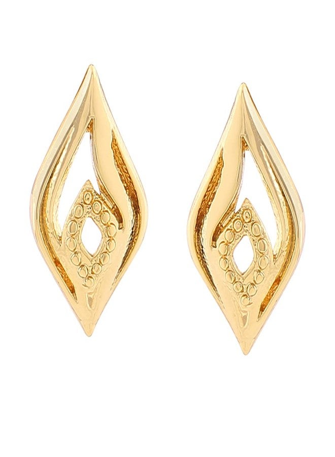 Estele 24kt Gold Plated Elegant Style Pendant and Matching Earring for Women with Austrian Crystals, Adjustable (8909 NKER) - Image 2