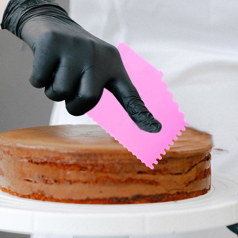 1 Set Dough Bowl Scraper Cake Scraper Smoother Flexible Dish Scraper Dough Cutter Dough Scraper - Image 2