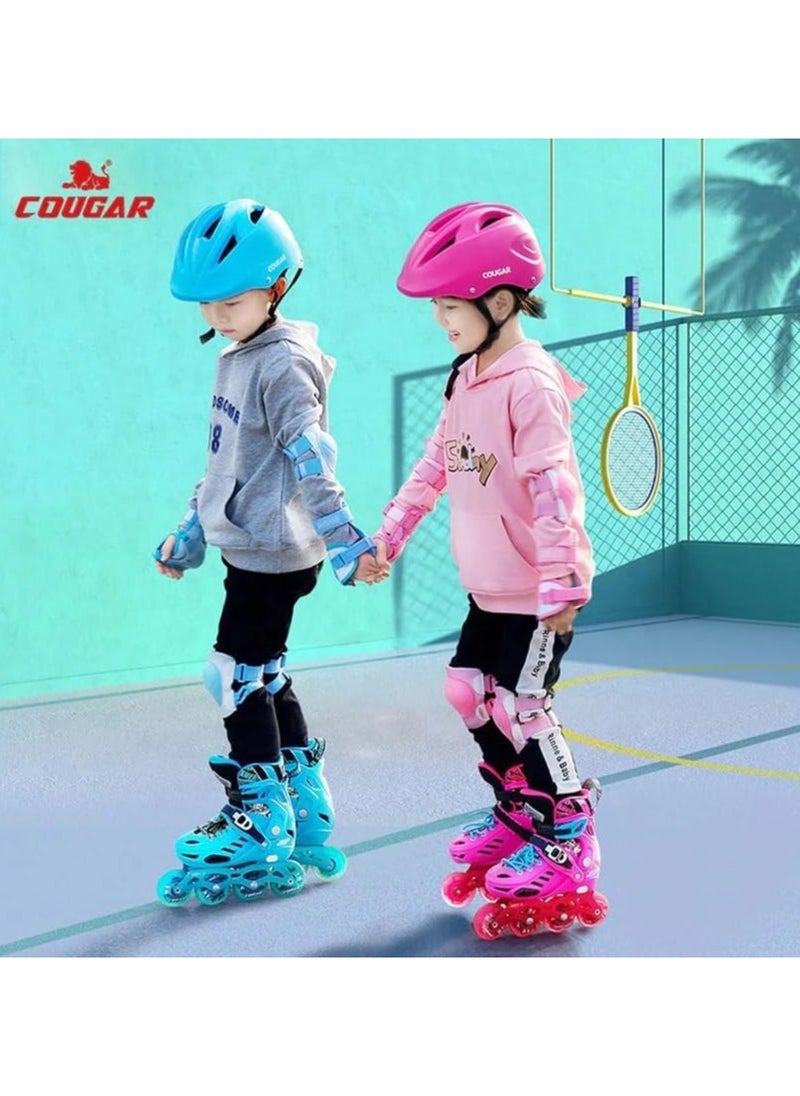 Cougar Adjustable roller skate shoes Cougar 313 Pink size 35-38  - Image 3
