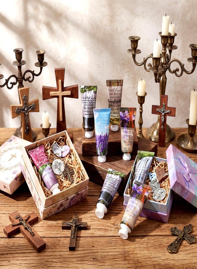 Leelosp 12 Pcs Christian Hand Cream Bulk for Women Bible Verse Hand Lotion Gifts Mini Travel Size Lotion Christian Gifts for Women Skin Dry Bible for Mom Grandma Christmas Holiday - Image 3