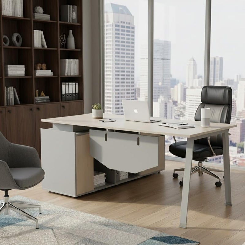 Neo Front مكتب تنفيذي على شكل حرف L نيو فرونت BT1816 - Image 1