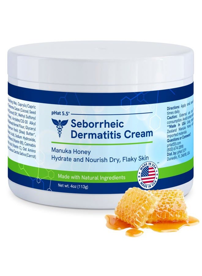 pHat 5.5 Itch Cream for Itchy Skin Relief - Moisturizing Cream & Face Lotion for Women - Redness Relief for Face & Body Cream - Hydrating Face Cream for Dry Skin & Itchy Scalp Relief - Anti Itch Lotion (4oz) - Image 1