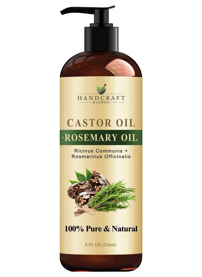 Castor Oil With Rosemary Oil 8 Fl Oz 100% Pure And Natural Premium Grade Oil For Hair Growth, Eyelashes And Eyebrows Carrier Oil Hair And Body Oil - pzsku/Z630AD3E2A7A8C7CD1FD3Z/45/_/1724125861/cb4850cc-5ecf-42c4-b751-b112ab2bf003