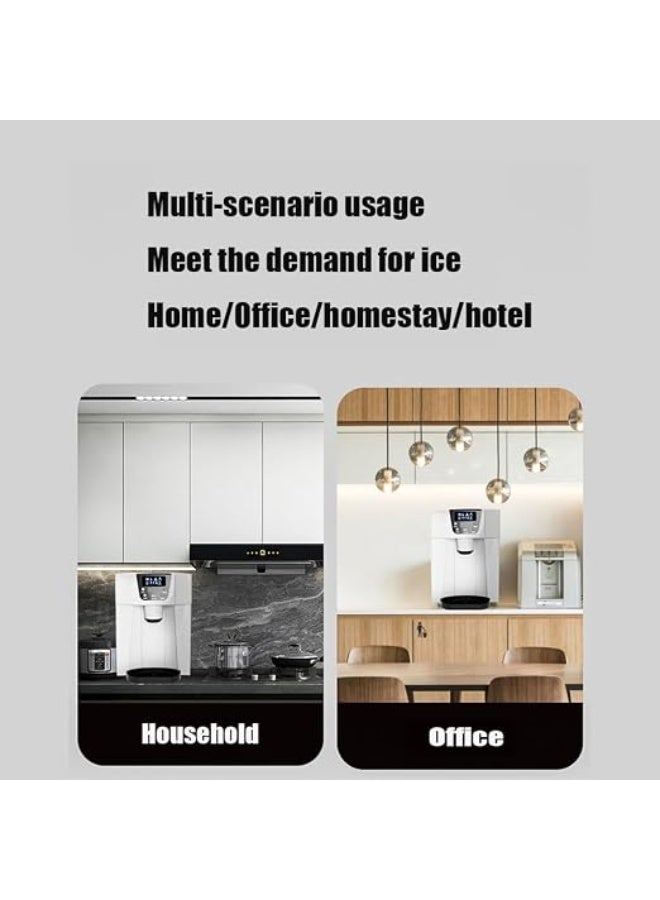 Cool Baby Style Countertop Ice Maker Machine, Model NB-HZB-12E, Round Ice, 15kg/24H, 2L Water Tank, for Home, Office & Hotel - Image 4