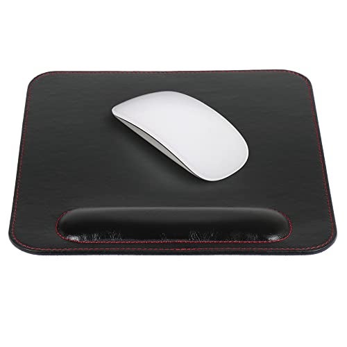 Londo Leather Mouse Pad with Wrist Rest – Ergonomic Support, Non-Slip Base, Smooth Surface - Image 1