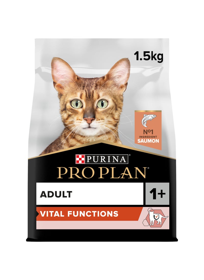 بورينا برو بلان Pro Plan Adult Vital Functions Everyday Dry Cat Food With Salmon - Image 1