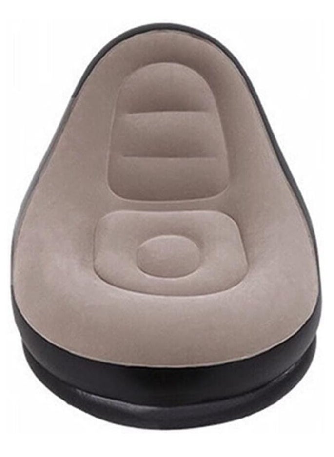 JAJEEK - "NEW Inflatable Air Chair with Footrest Stool – Comfortable Furniture Set (116x98x83 cm, Brown)" - Image 1
