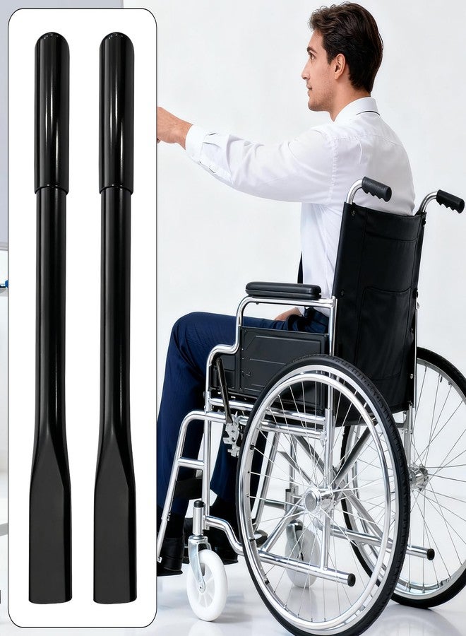 DLBEEM 2 Pair Wheelchair Brake Extenders 6.5 Inches and 8.3 Inches Handle Extenders Accessories Heavy Duty-Iron with Ergonomic Handles Suitable for Wheelchair Users with Disabilities and Transport Chairs - Image 5