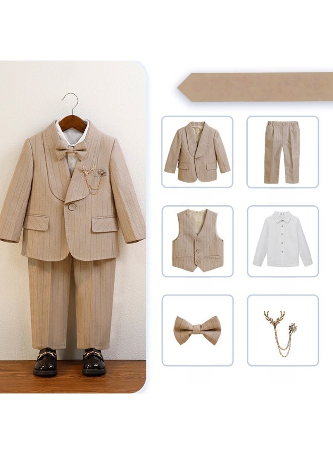 Shougu Autumn And Winter Striped Suit Vest Children's Suit  - Image 1
