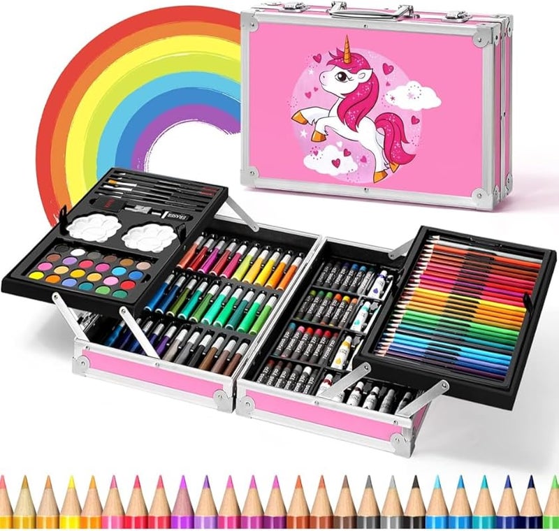 فانتاستيككيدستويس  بييكي ديلوكسي دراوينج سيت دراوينج تويس ويته بينس باينتس واتيركولورس اند كرايونس بروفيسسيونال كولور تويس جيفتس فور جيرلس كولوربينك بي فانتاستيككيدستويس