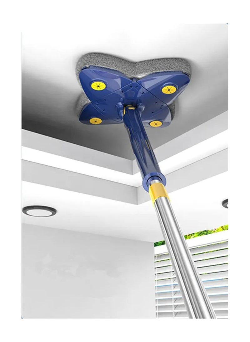 A self-wringing butterfly mop.