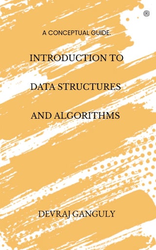 INTRODUCTION TO DATA STRUCTURES AND ALGORITHMS: A CONCEPTUAL GUIDE. - pzsku/Z630B42DC159B0E4A5FCAZ/45/1752406447/a0736e24-7841-4248-81ce-971f436267a4