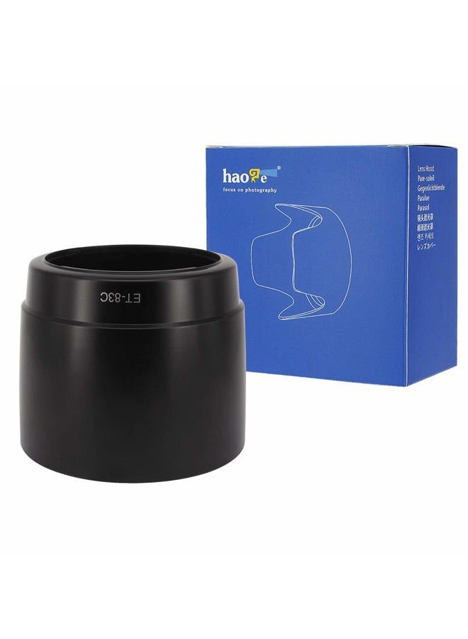 Haoge Bayonet Lens Hood Compatible with Canon EF 100-400mm f/4.5-5.6L is USM Lens Replaces Canon ET-83C - Image 2