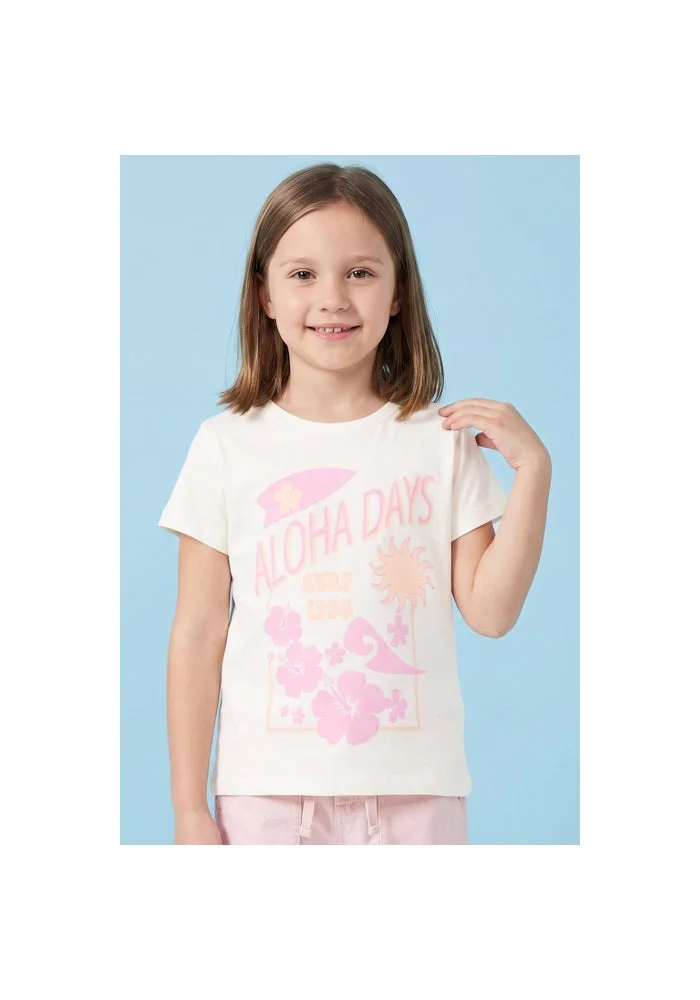 R&b Printed T-Shirt with Crew Neck and Short Sleeves