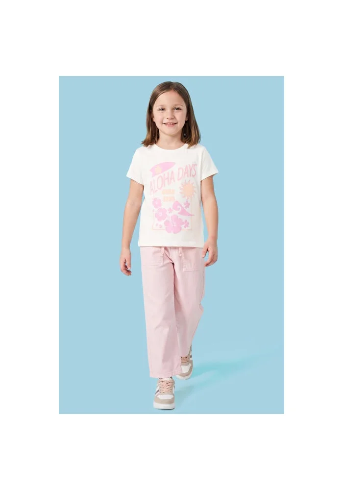 R&b Printed T-Shirt with Crew Neck and Short Sleeves