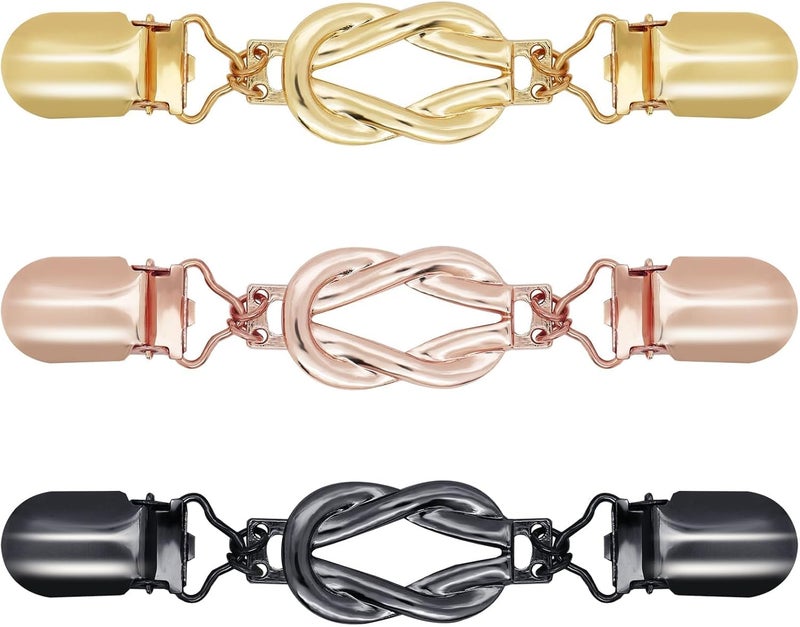 Bolivia's Sweater Clips, 3PCS Vintage Style Waist Cinch Clips, Fashionable Dress Clips for Collar and Waist Tightening, Stylish Fit Adjuster for Women - Image 1