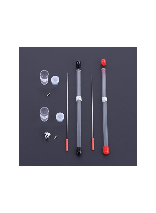 Walfront Kit,3 Cups Multi-Purpose Gravity Spray Gun Trigger Airbrush Set 166 AK - Image 4