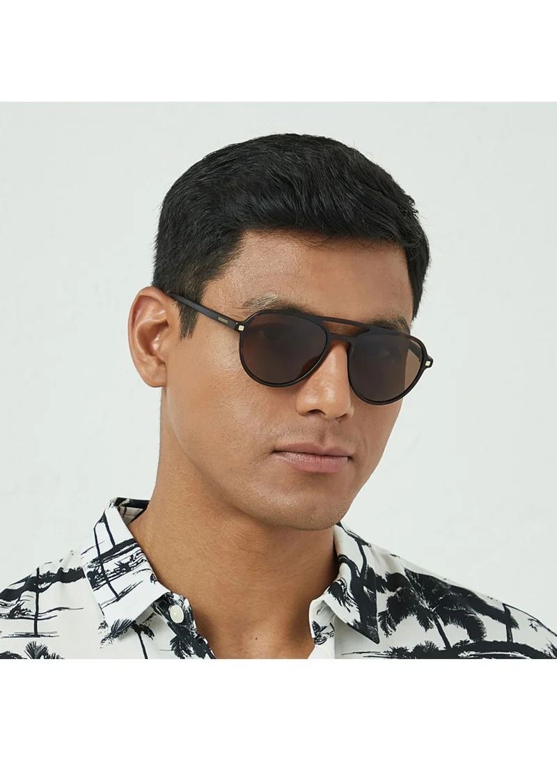 30Sundays 30Sundays SHARPSHOOTER Men's Aviator Sunglasses,Tortoise/Brown