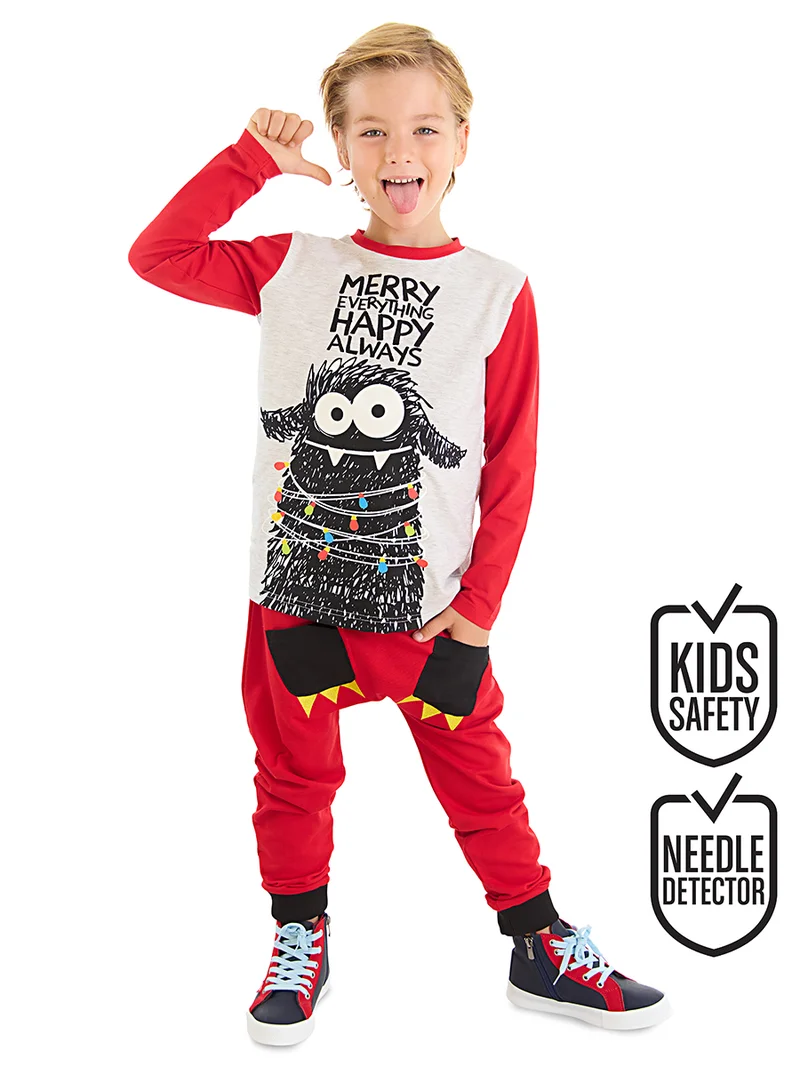 دينوكيدس طقم بنطلون وحش رأس السنة