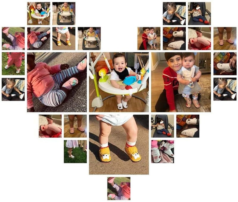 HsdsBebe Baby Boys Girls Pu Leather Hard Bottom Walking Sneakers Toddler Rubber Sole First Walkers Infant Cartoon Slippers Crib Shoes(12-18 Months) - Image 2