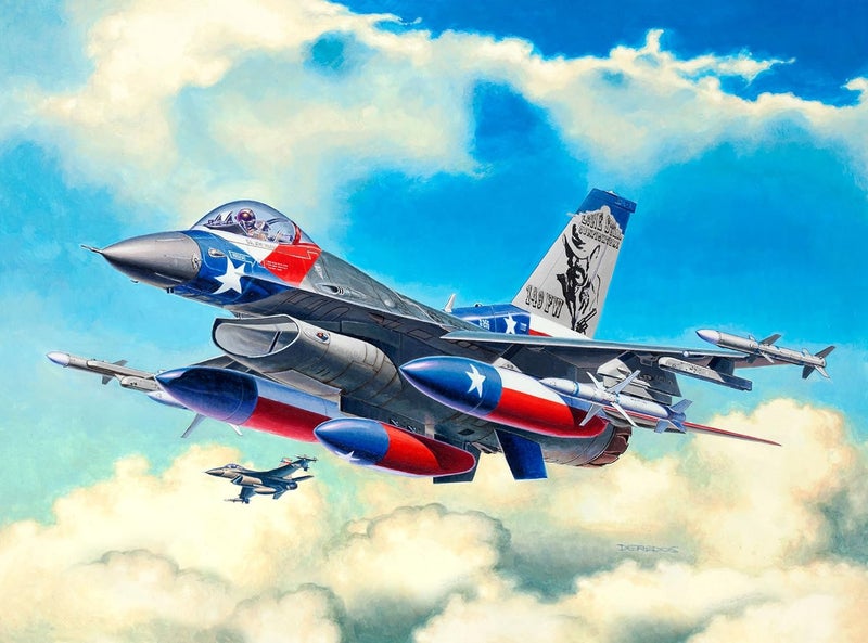 Revell مجموعة نموذج ريفيل 03992 F-16C فايتر فالكون - مقياس 1:144 نموذج بلاستيكي - Image 3