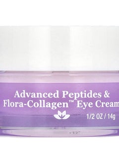derma-e Advanced Peptides & Flora-Collagen Eye Cream  1/2 oz (14 g) 