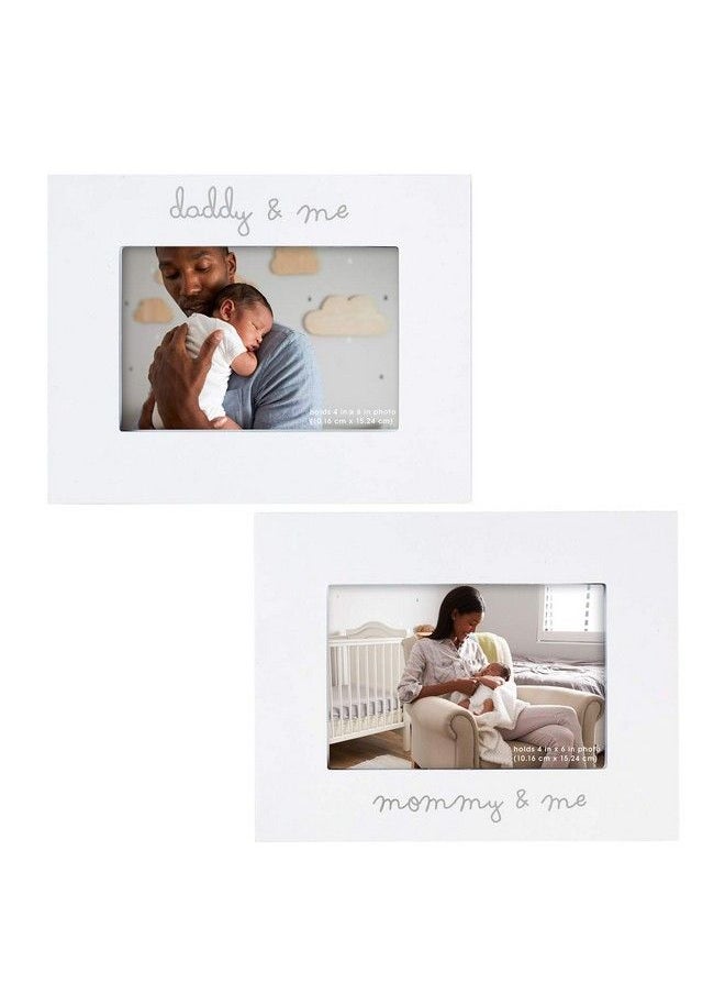 C.R. Gibson ''Mommy And Me'' And ''Daddy And Me'' Baby Photo Frame Set 2 Piece 9'' X 7''  - Image 2