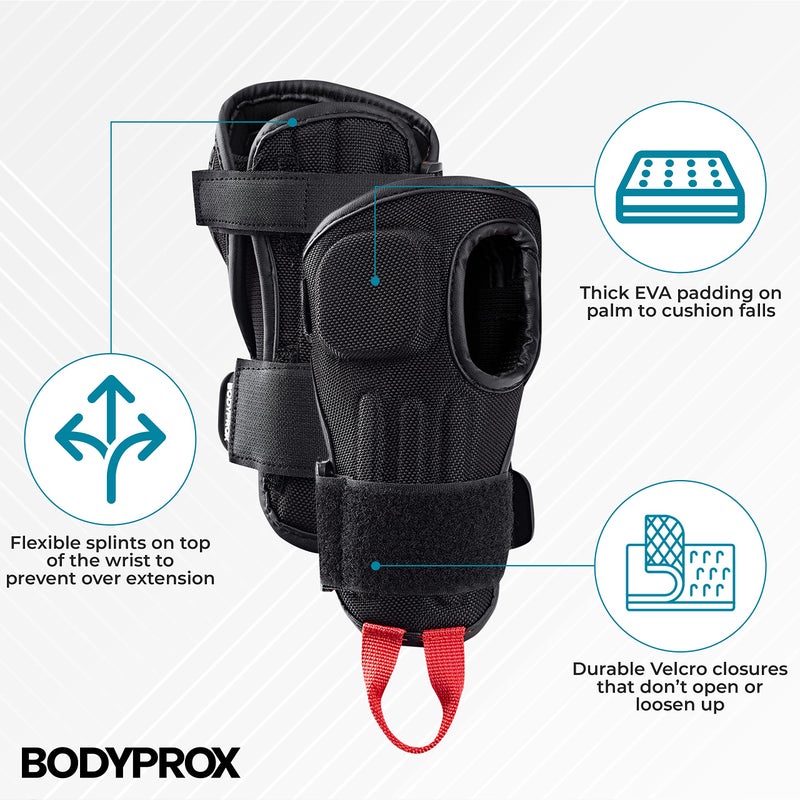 Bodyprox حراس المعصم للتزلج على الجليد 1 زوج (S) - Image 3