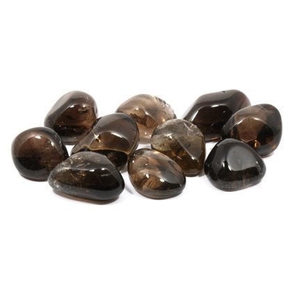 CrystalAge Smoky Quartz Tumble Stone (20-25mm) - Image 1