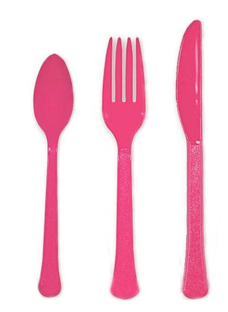 Amscan Oh Baby Girl Premium Tableware Party Supplies, Includes Plates, Cups, Cutlery, Napkins, Banner and Tablecover for 8 Guests - Image 5