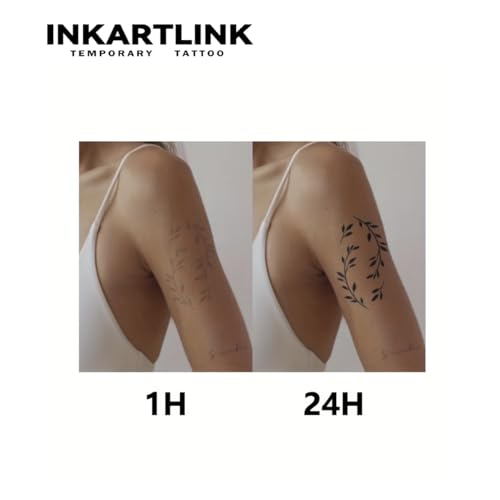 INKARTLINK Semi Permanent Temporary tattoos, realistic tattoos, tattoos for cool boys, waterproof and non-reflective, exquisite packaging, unique design (Angel comes) - Image 5