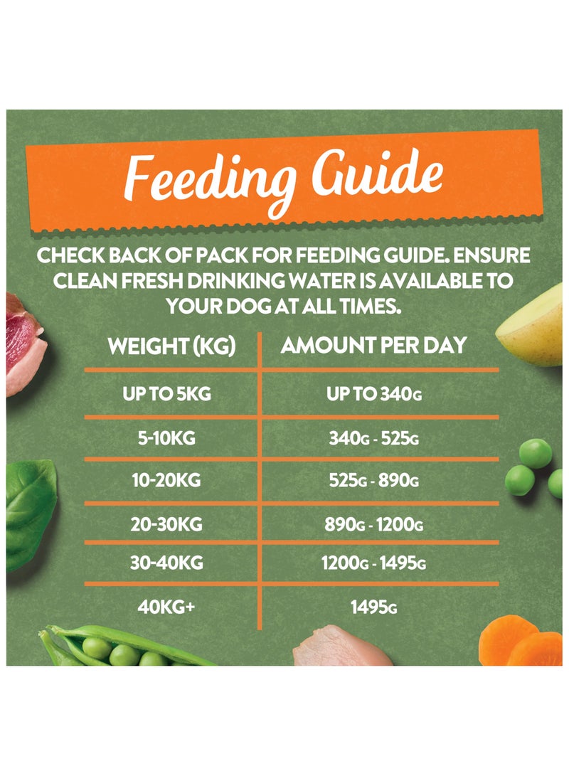 HARRINGTONS Complete Wet Tray Grain Free Hypoallergenic Adult Dog Food Mixed Pack 6x400g - Chicken, Salmon, Turkey & Duck - Made with All Natural Ingredients - Image 5