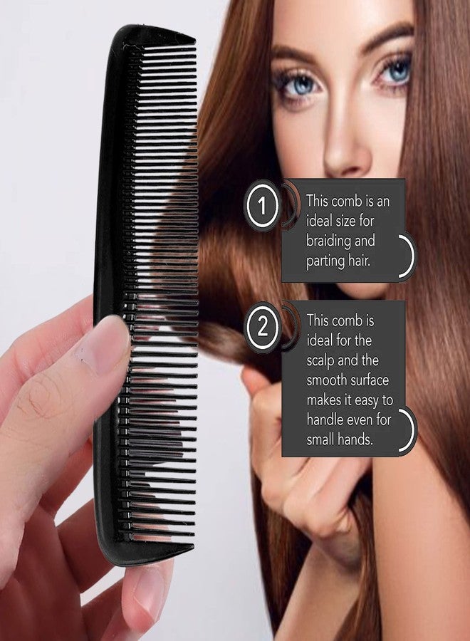 Soft N Style Soft 'N Style Hair Care 4-Pack Comb - Not Breakable - mens comb/fine tooth comb/peines para cabello - Image 4
