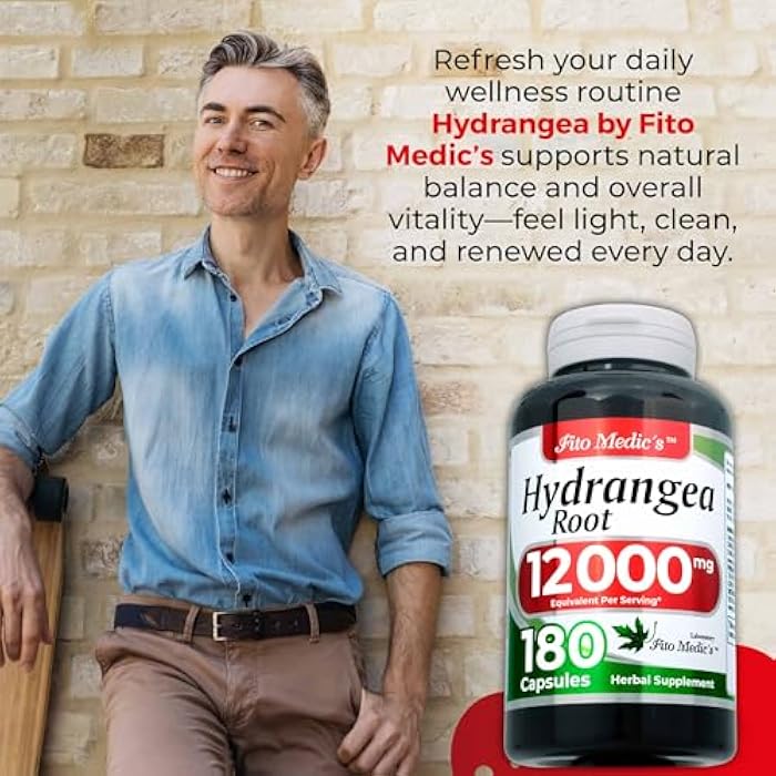 FITO MEDIC'S Lab | Hydrangea Root | Hydrangea Root Capsules |180 Capsules - Image 3