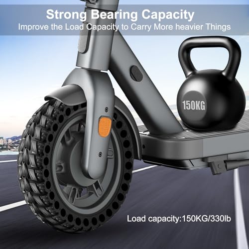 BANGTING 2PCS 60/70-6.5 Scooter Tire, 10x2.5 inch Tire Solid for Segway Ninebot Max G2 / G30 / G30D / G30E / G30E / G30LP / G30D II / G30 Max, 10x2.5-6.5 Tires Replacement for Electric Scooter (Black) - Image 4