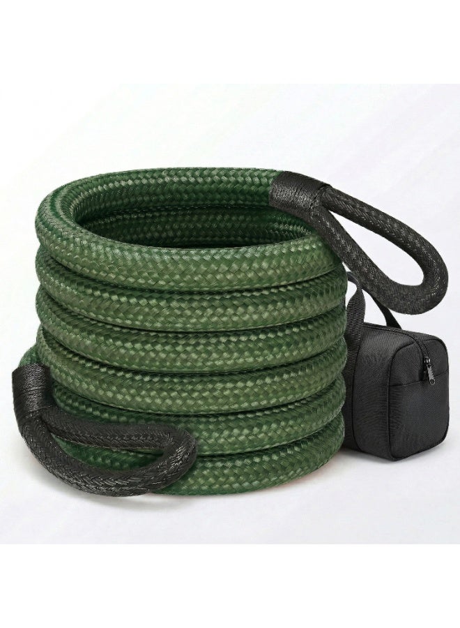 Manful 15T - 9M Heavy Duty Synthetic Winch Rope – Off-Road Recovery Tow Rope with Reinforced Loops, High Strength Braided Cable for SUV, Truck, ATV, UTV - Image 1