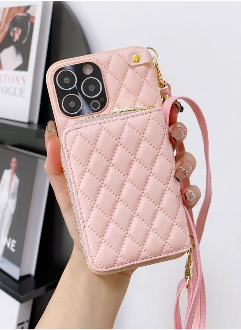 Suteni - Crossbody Strap Back Cover Card Slots Leather Phone Case for iPhone - Image 1