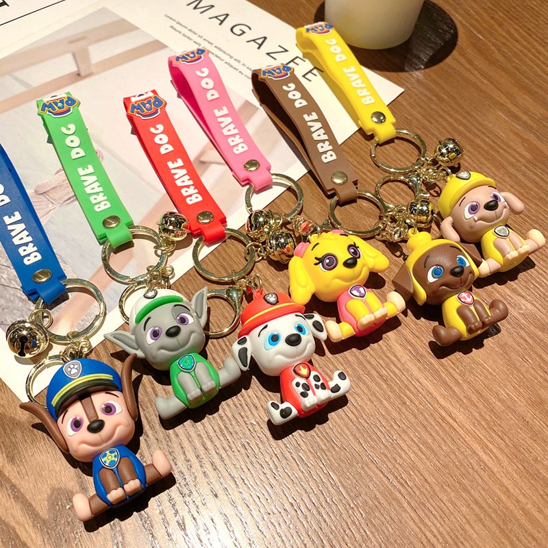 Cute Cartoon Paw Patrol Keychain for Couples, Birthday Gifts & More - Image 1