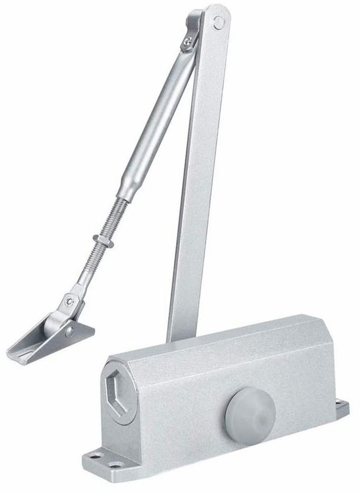 Door Closer, Automatic Hydraulic Adjusting Silent Soft Slow Slam Gate Closer Overhead Concealed Aluminium Door Closer for 35-65kg 70-110cm Wide Wooden Metal Door Fire Door Internal External Door - Image 1