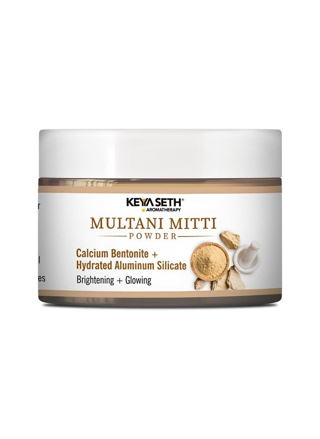 Keya Seth Aromatherapy Keya Seth Aromatherapy Multani Mitti Powder Face Pack For Women & Men Brightening + Glowing Skin 100Gm  - Image 1